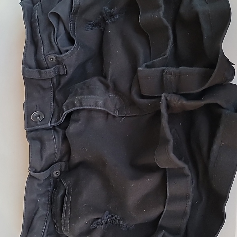 Celebrity Pink The Honey black jeans shorts size 7/28 - Picture 6 of 7